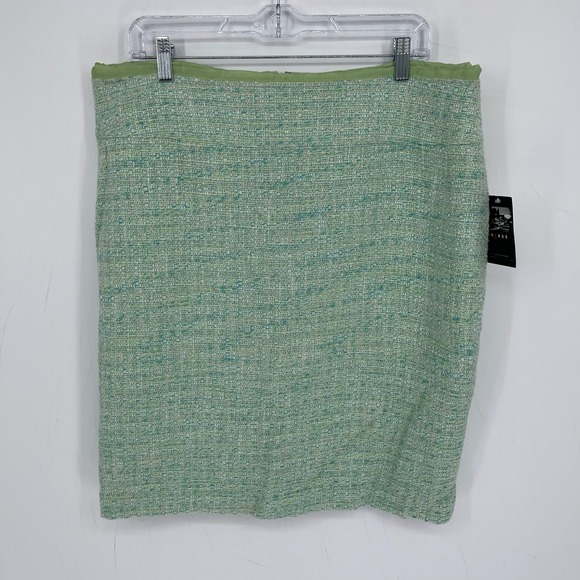 Axcess Dresses & Skirts - Axcess NWT Women's Green Tweed Textured Career Office Pencil Skirt Plus Size 16